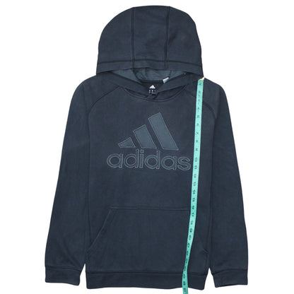 Mens UK Size S adidas Black Pullover Hoodie