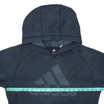 Mens UK Size S adidas Black Pullover Hoodie