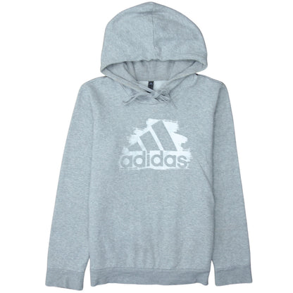 Womens UK Size 12-14 adidas Grey Pullover Hoodie