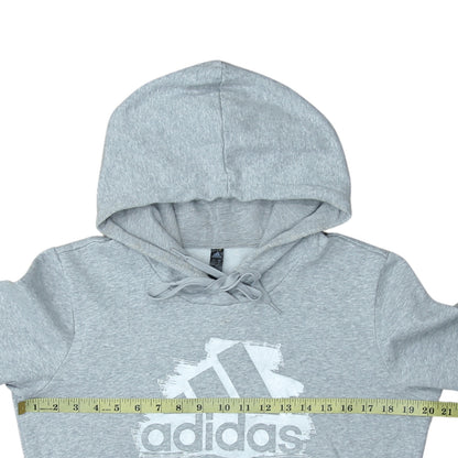 Womens UK Size 12-14 adidas Grey Pullover Hoodie