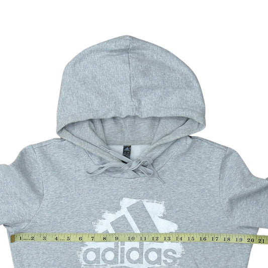 Womens UK Size 12-14 adidas Grey Pullover Hoodie