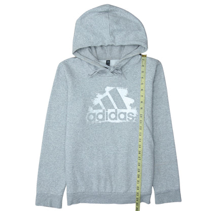 Womens UK Size 12-14 adidas Grey Pullover Hoodie