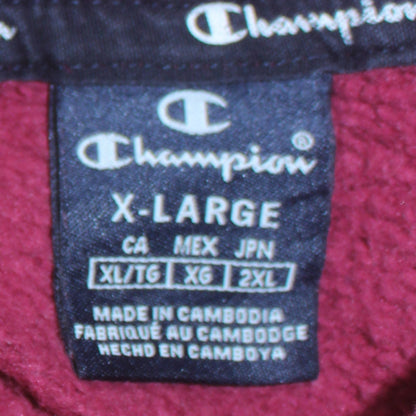 Mens UK Size XL Champion Pink Pullover Hoodie