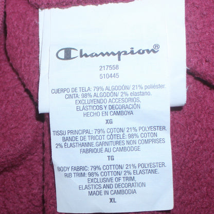Mens UK Size XL Champion Pink Pullover Hoodie