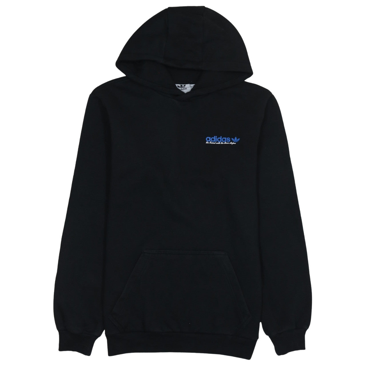 Mens UK Size S adidas Black Pullover Hoodie