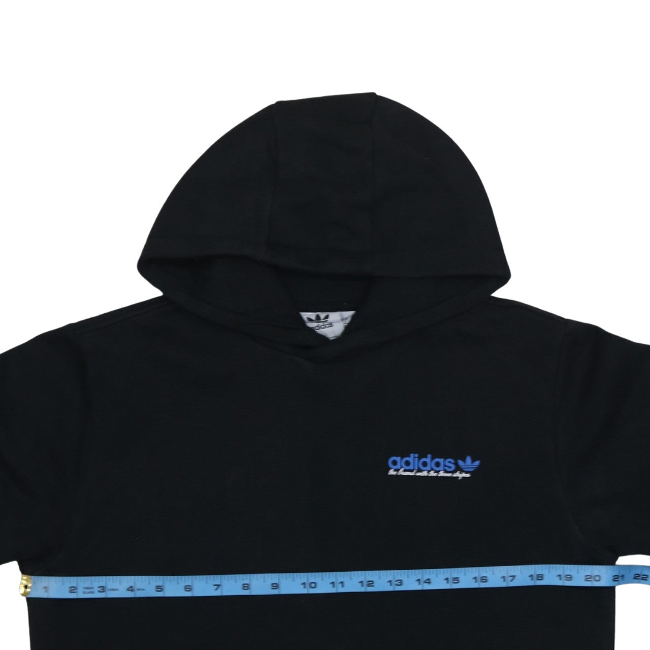 Mens UK Size S adidas Black Pullover Hoodie