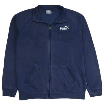 Mens UK Size L PUMA Blue Full Zip Sweatshirt