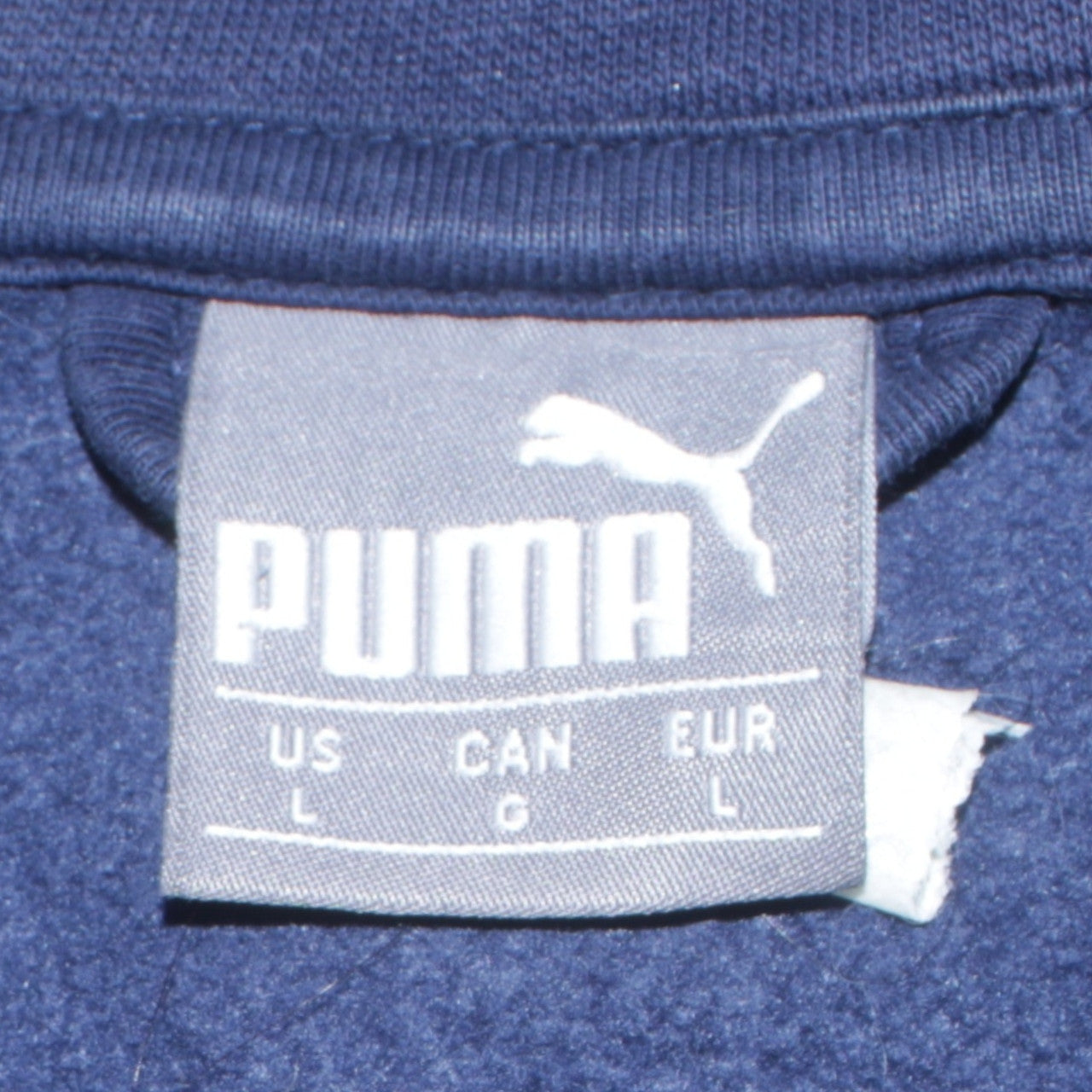 Mens UK Size L PUMA Blue Full Zip Sweatshirt