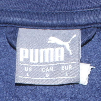 Mens UK Size L PUMA Blue Full Zip Sweatshirt