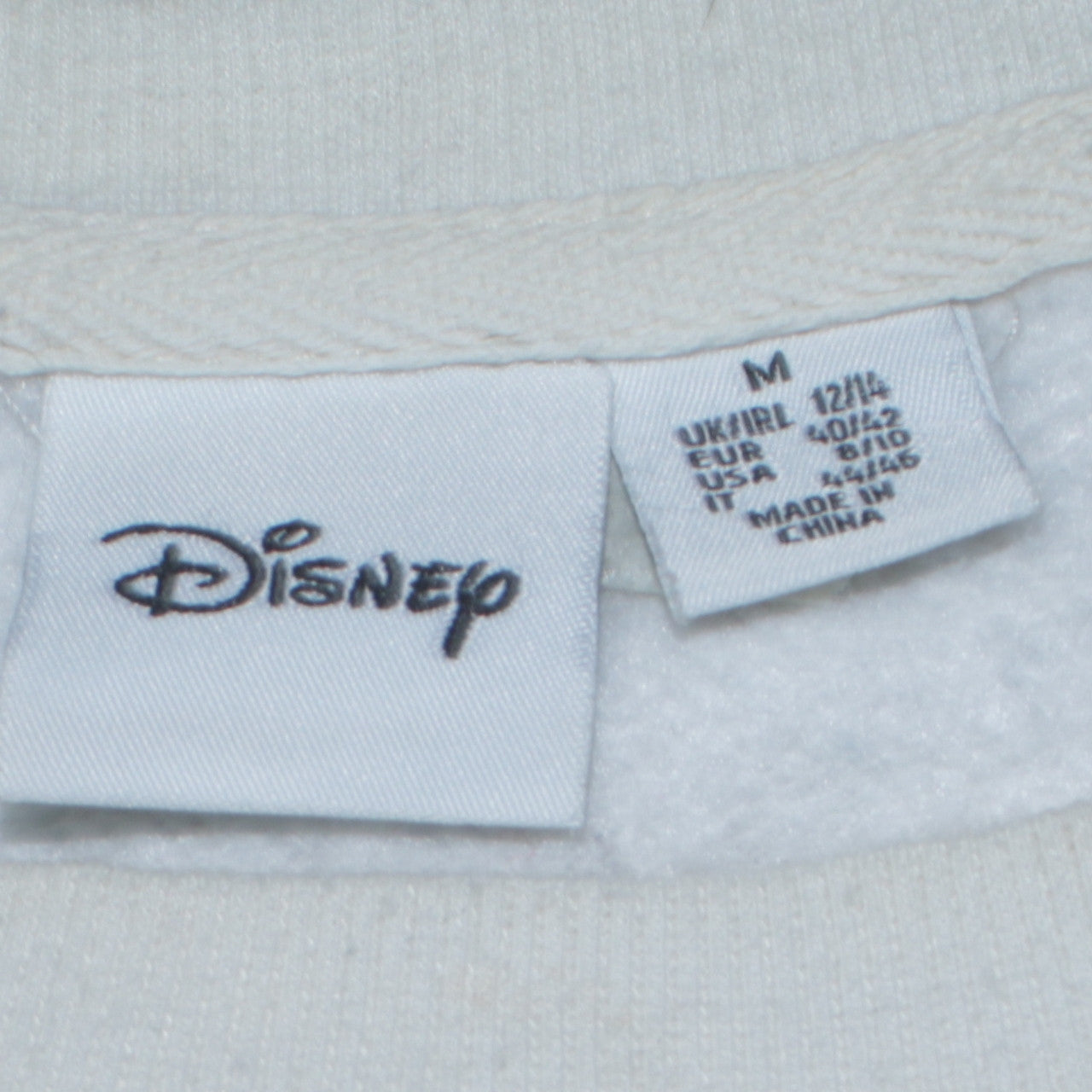 Womens UK Size M Disney White Pullover Sweatshirt
