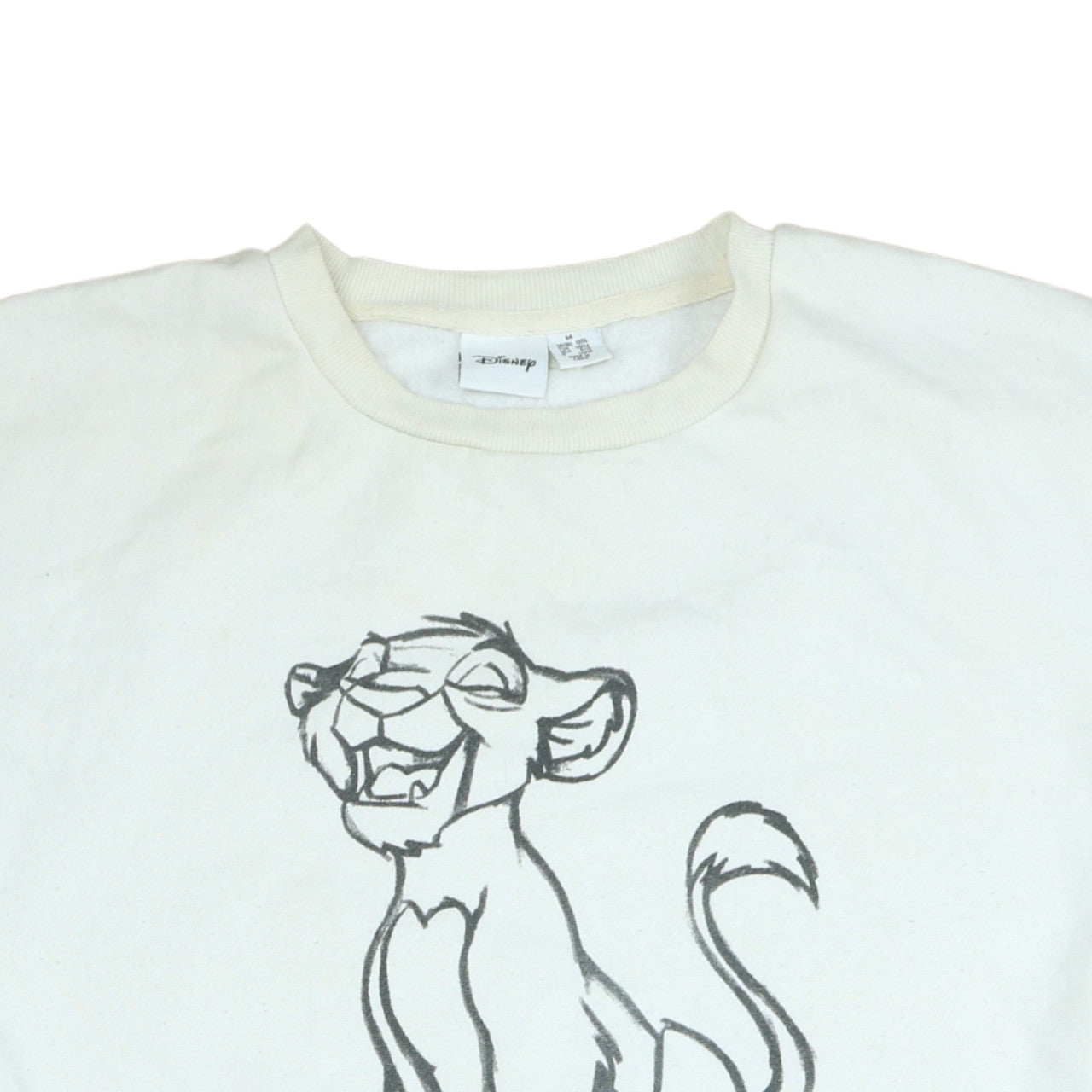 Womens UK Size M Disney White Pullover Sweatshirt