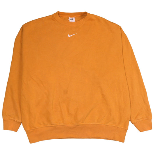 Womens UK Size XS Nike Orange Pullover Sweatshirt