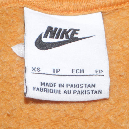 Womens UK Size XS Nike Orange Pullover Sweatshirt