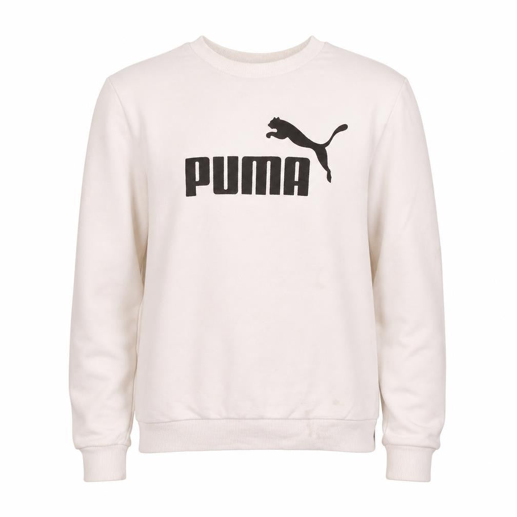 Mens UK Size S PUMA White Pullover Sweatshirt