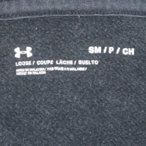 Mens UK Size S Under armour Black Pullover Hoodie