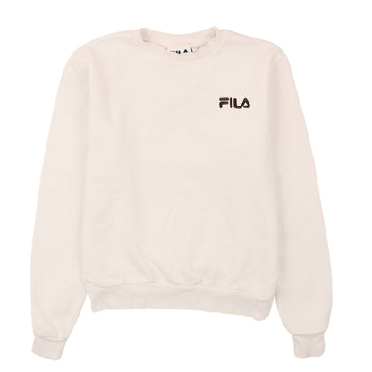 Womens UK Size 2XS FILA Ivory Pullover Sweatshirt