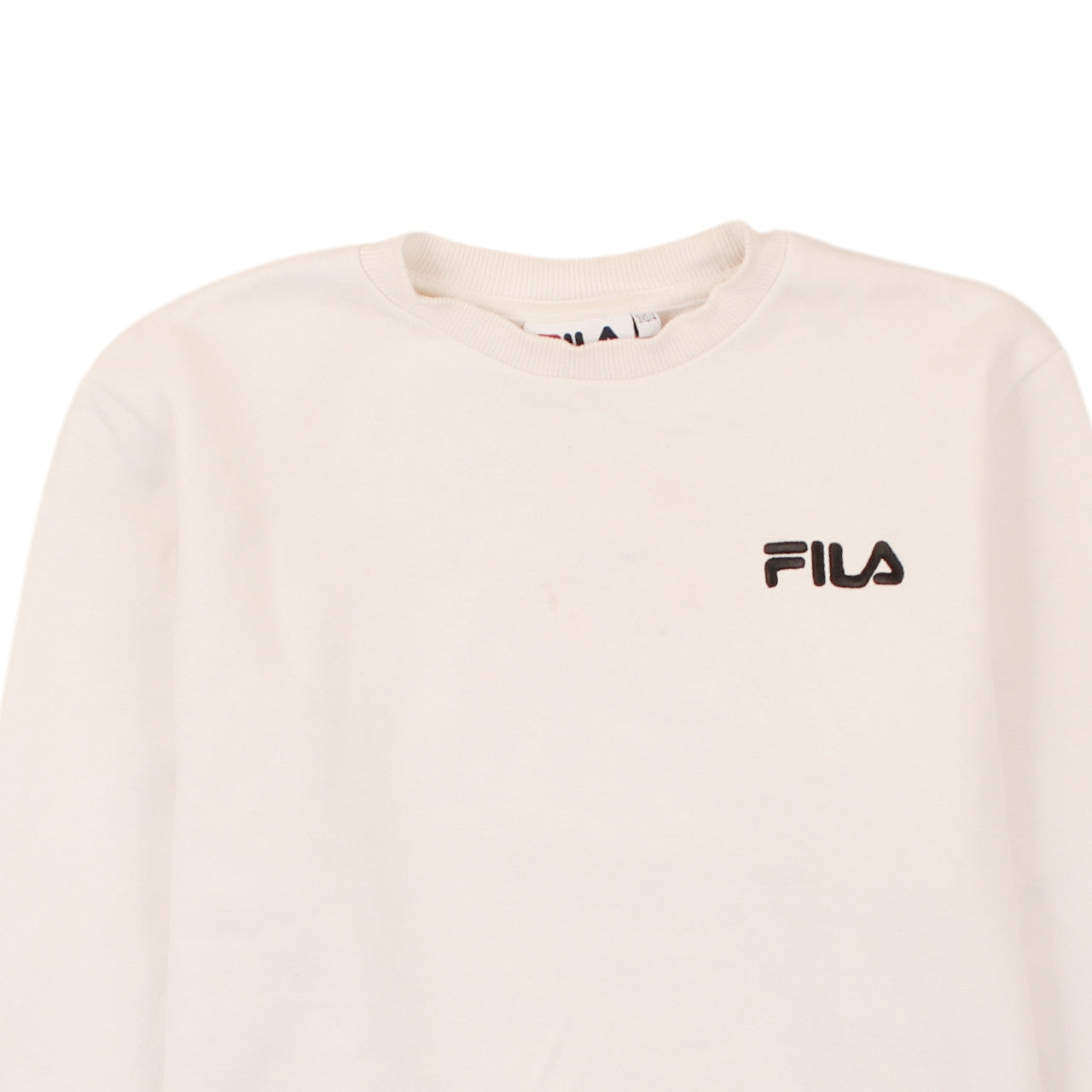 Womens UK Size 2XS FILA Ivory Pullover Sweatshirt