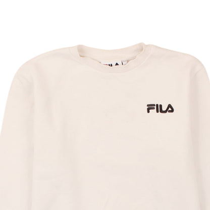 Womens UK Size 2XS FILA Ivory Pullover Sweatshirt