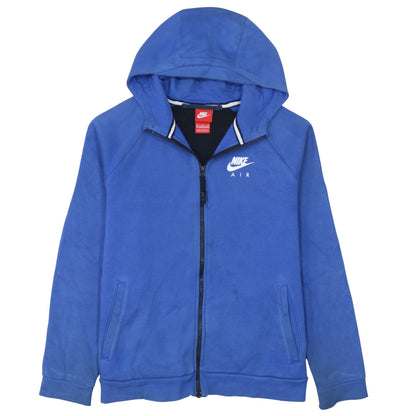 Boys UK Size 13-15 Years Nike Blue Full Zip Hoodie