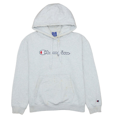 Womens UK Size L Champion Grey Pullover Hoodie