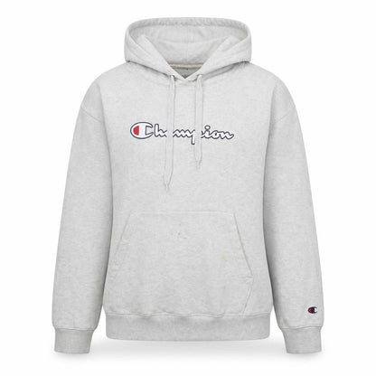 Womens UK Size L Champion Grey Pullover Hoodie
