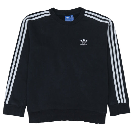 Womens UK Size 10 adidas Black Pullover Sweatshirt