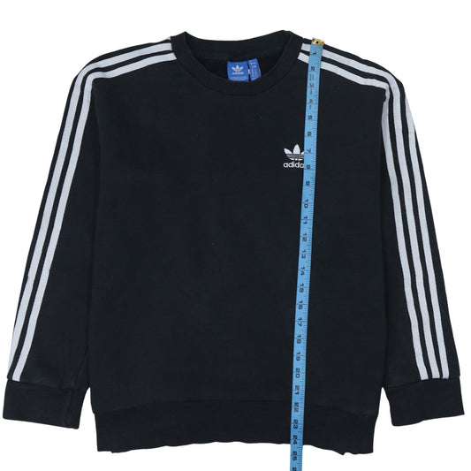 Womens UK Size 10 adidas Black Pullover Sweatshirt