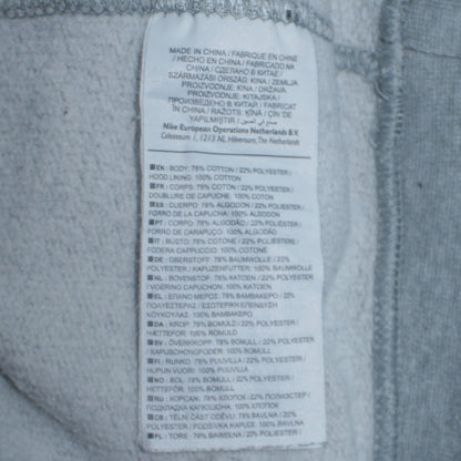 Mens UK Size S Nike Grey Pullover Hoodie