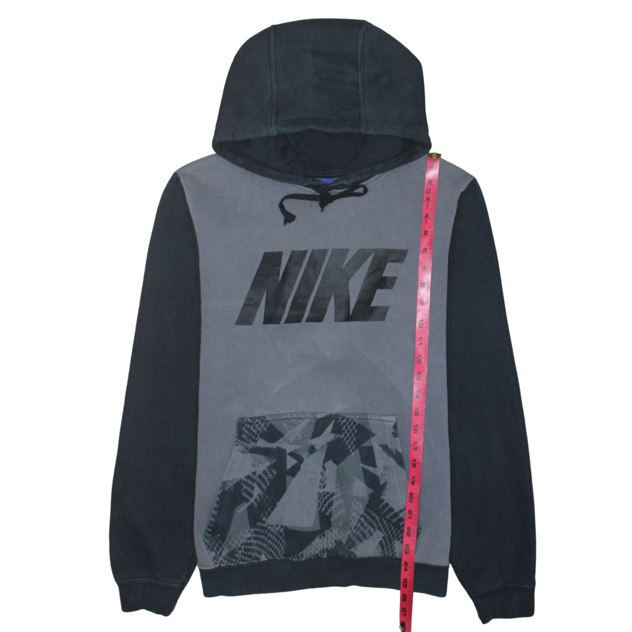 Mens UK Size S Nike Grey Pullover Hoodie