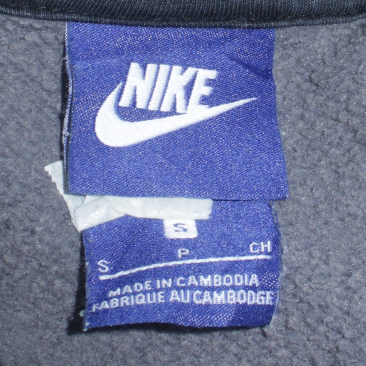 Mens UK Size S Nike Grey Pullover Hoodie