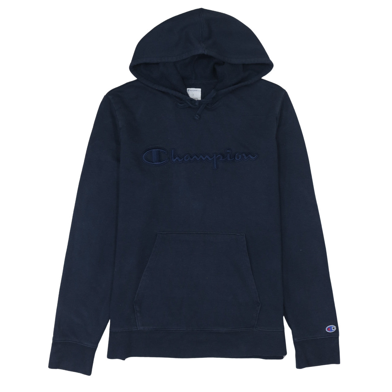 Mens UK Size L Champion Blue Pullover Hoodie