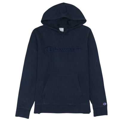 Mens UK Size L Champion Blue Pullover Hoodie