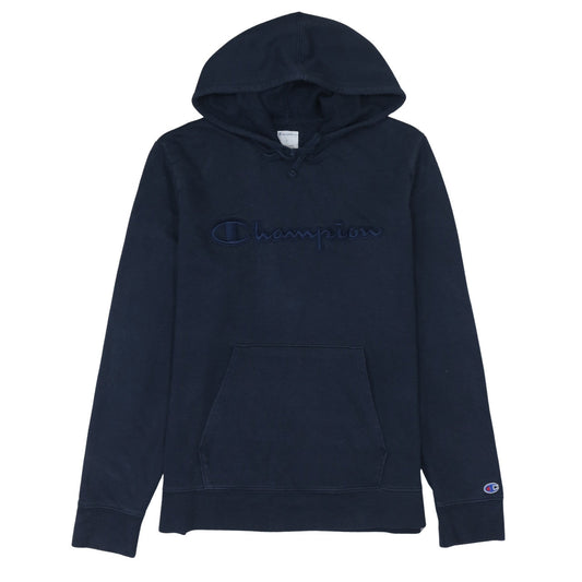 Mens UK Size L Champion Blue Pullover Hoodie