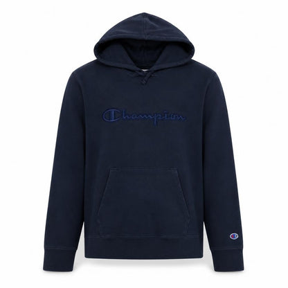 Mens UK Size L Champion Blue Pullover Hoodie