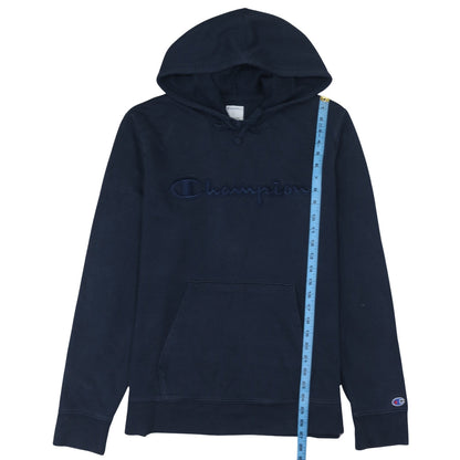 Mens UK Size L Champion Blue Pullover Hoodie