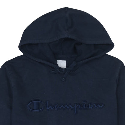 Mens UK Size L Champion Blue Pullover Hoodie