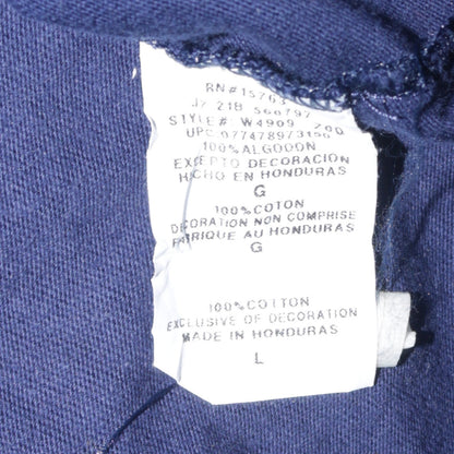 Womens UK Size L Champion Blue Pullover Hoodie
