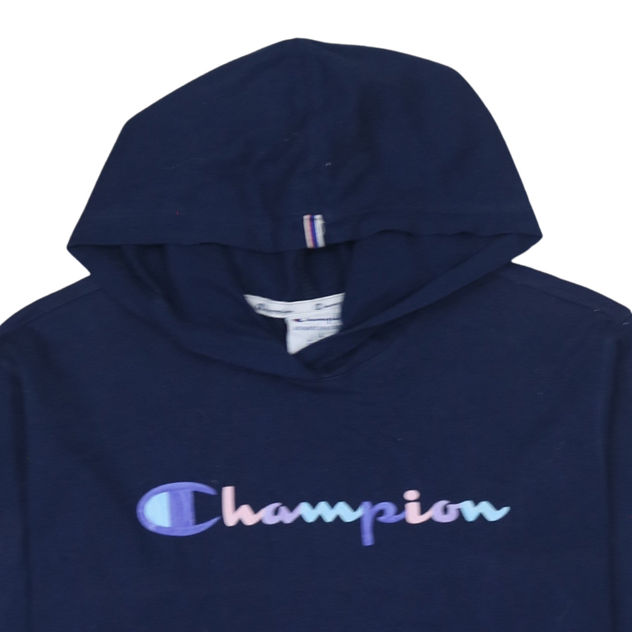 Womens UK Size L Champion Blue Pullover Hoodie