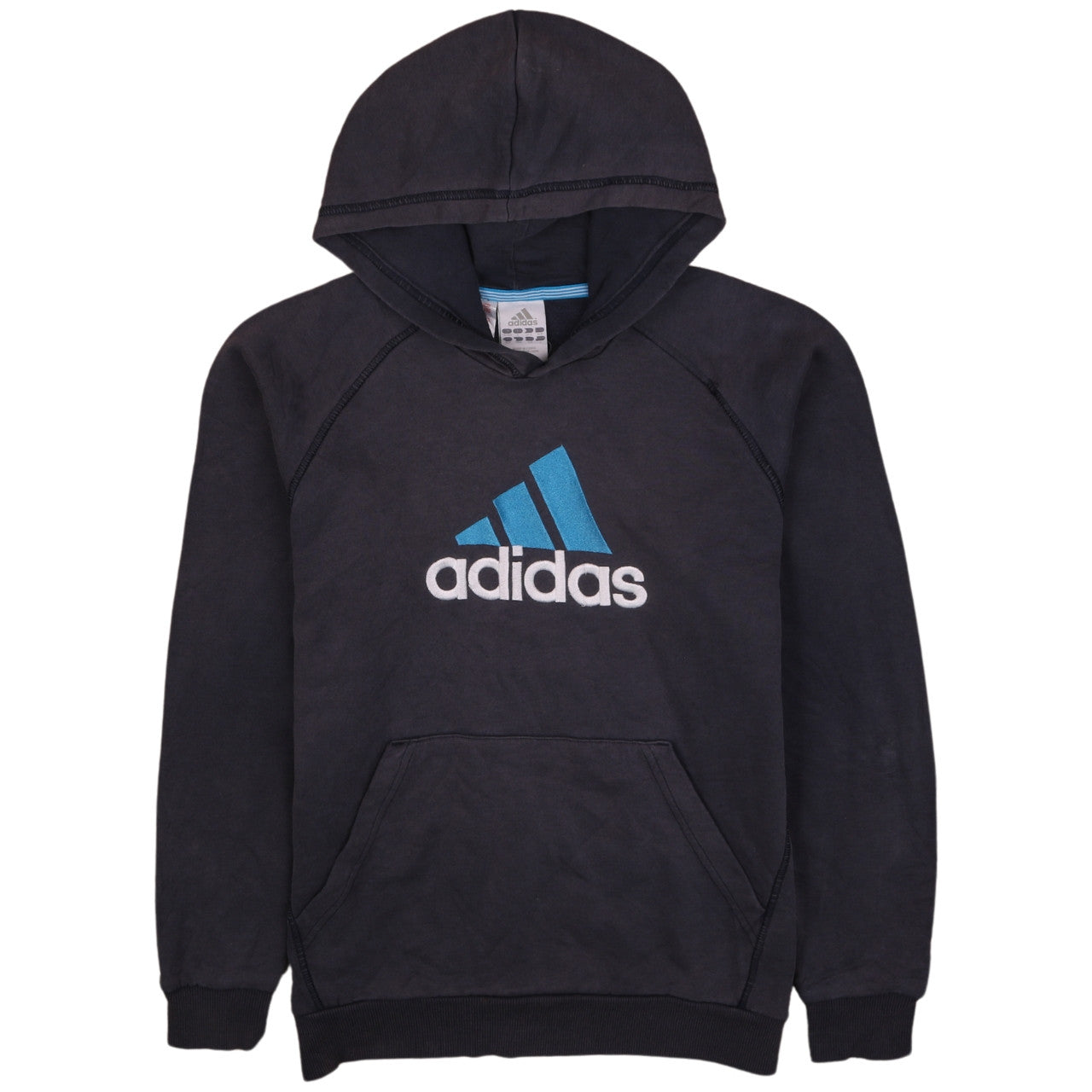 Boys UK Size 13-14 Years adidas Black Pullover Hoodie