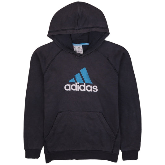 Boys UK Size 13-14 Years adidas Black Pullover Hoodie