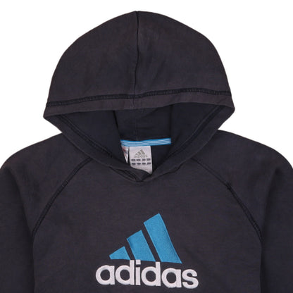 Boys UK Size 13-14 Years adidas Black Pullover Hoodie