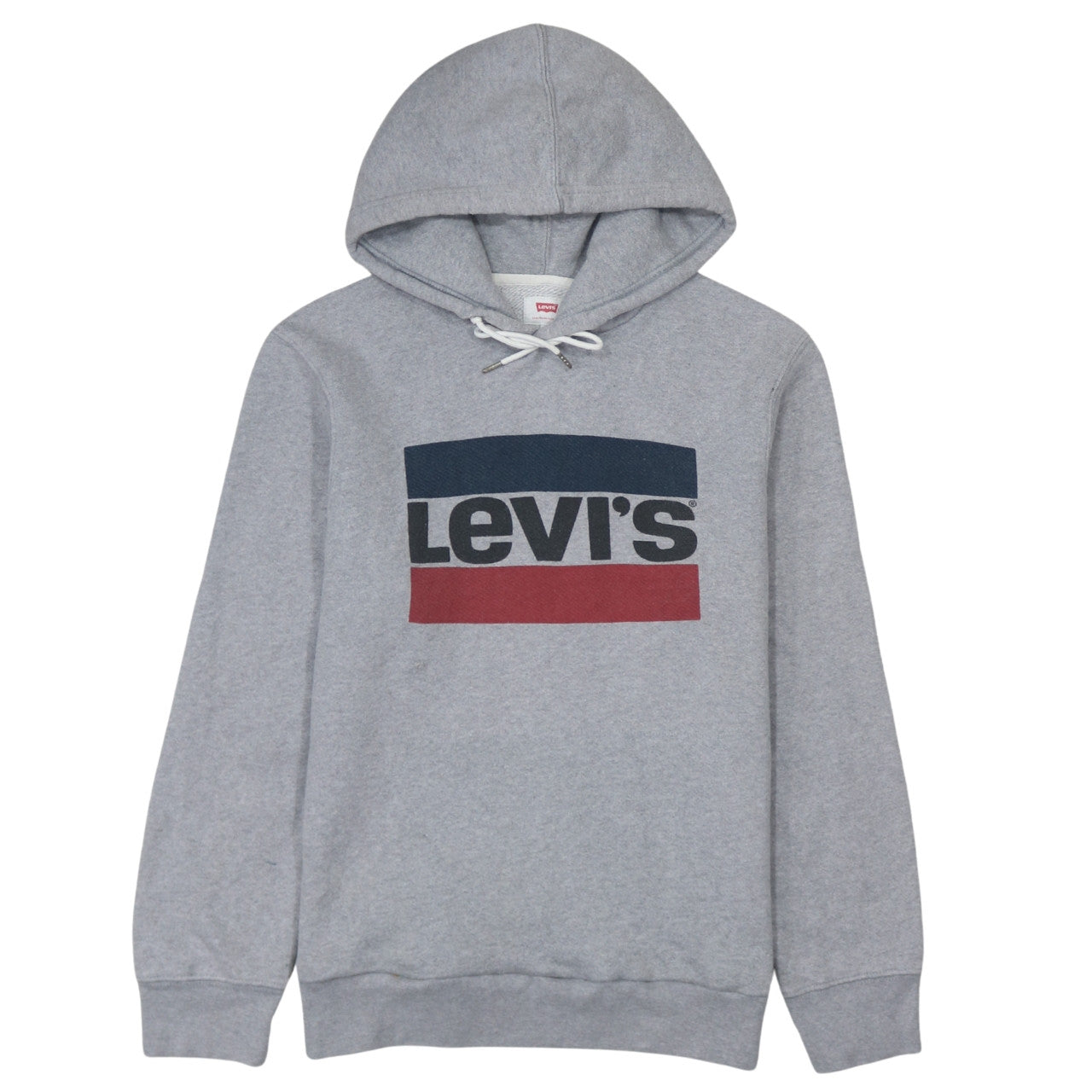 Mens UK Size S Levi's Grey Pullover Hoodie
