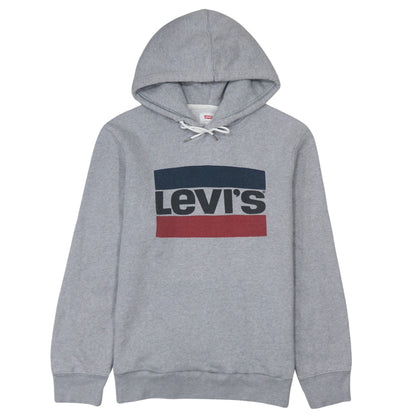 Mens UK Size S Levi's Grey Pullover Hoodie