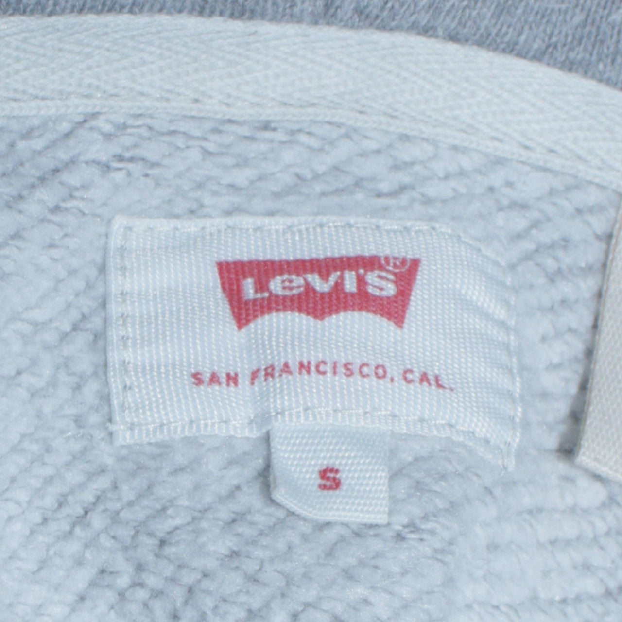 Mens UK Size S Levi's Grey Pullover Hoodie
