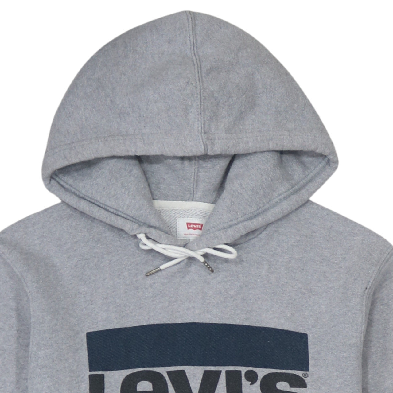 Mens UK Size S Levi's Grey Pullover Hoodie