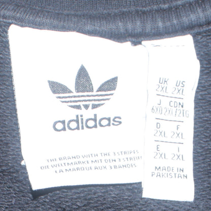 Mens UK Size 2XL adidas Black Pullover Sweatshirt