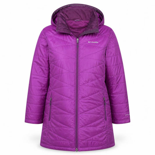 Womens UK Size 3XL Columbia Purple Puffer Jacket