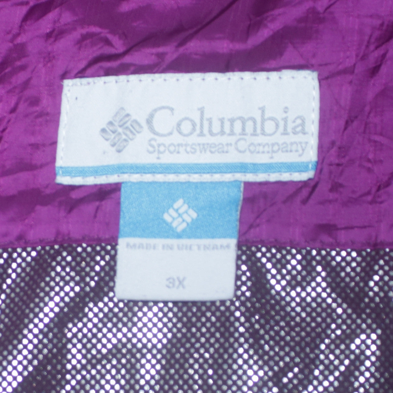 Womens UK Size 3XL Columbia Purple Puffer Jacket