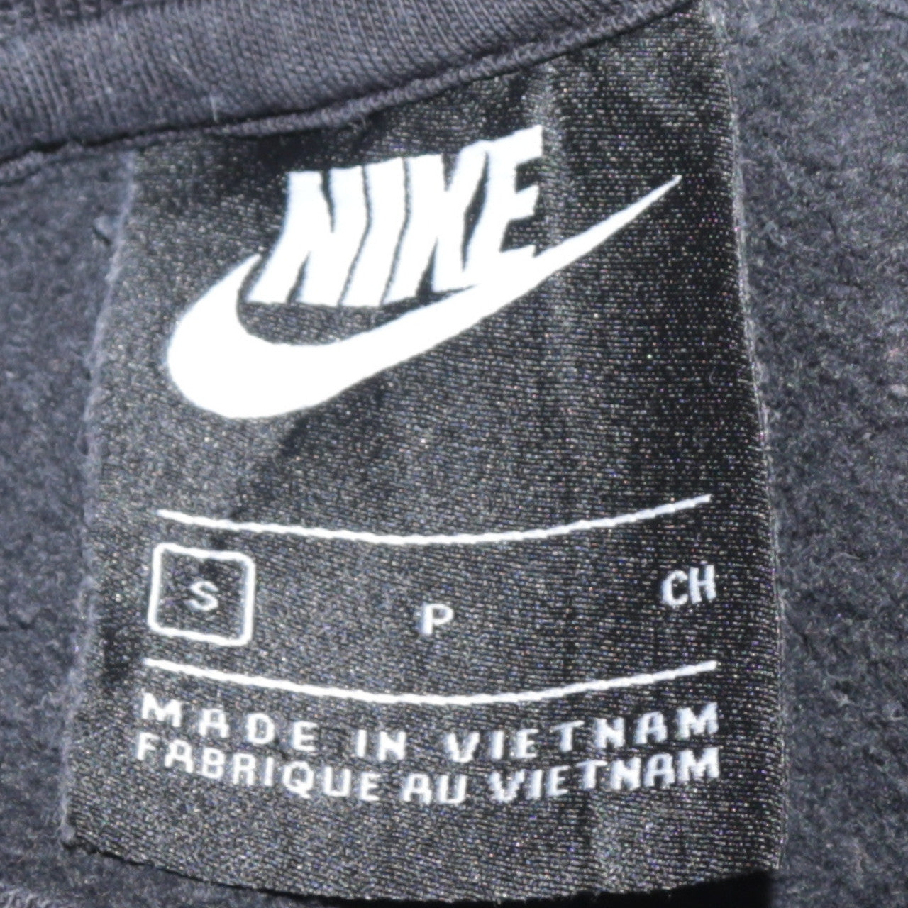 Mens UK Size S Nike Black Pullover Sweatshirt