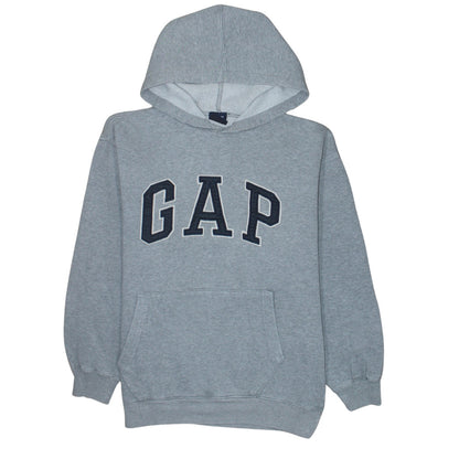 GAP Boys Grey 2XL Pullover Fleece Hoodie with Logo